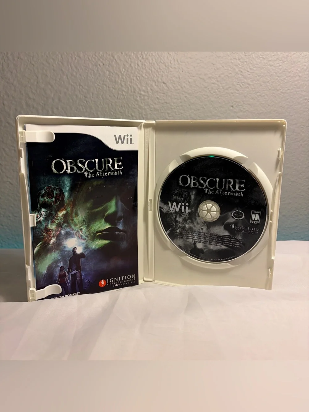 Obscure The Aftermath Tested & Work W Manual Nintendo Wii 2008 Videogame